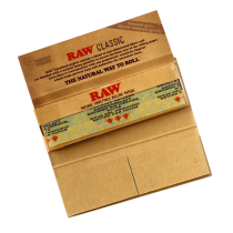 Papel Raw Connoisseur Single Wide Classic (papel + tips)
